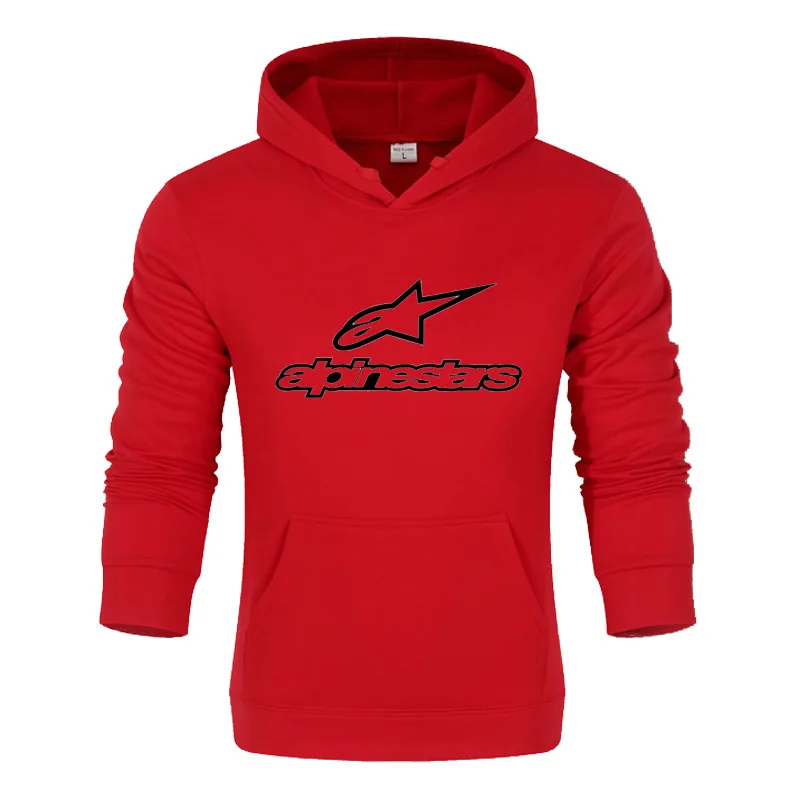 

Fall / Winter 2020 Alpine Star Hoodies Men's Fleece Jacket Alpine Star Biker Sweatshirt Men's Pullover Hip Hop Casual Hoodie