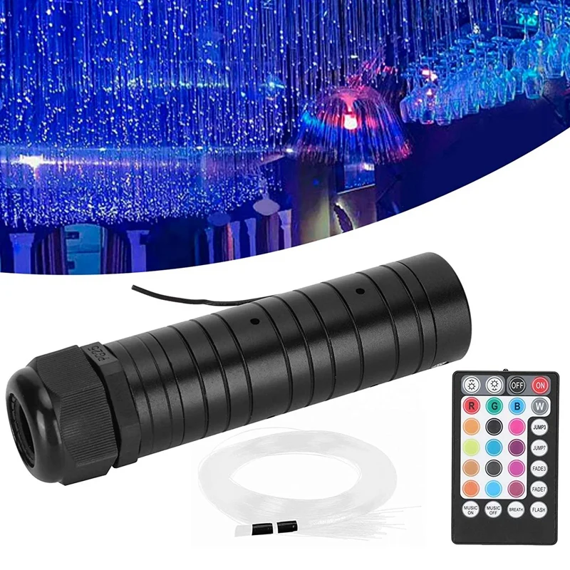 

Car LED Fiber Optic Light Modified Ceiling Kit 12V RGBW LED Ceiling Star Lights for Bluetooth APP Party Music Festivals