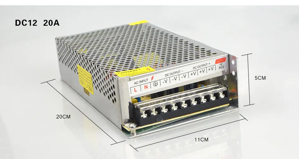 DC 12V Мощность адаптер драйвер светодиодной ленты 1A 2A 3A 5A 10A 15A 20A 30A 40A переключатель Питание AC110V-220V 12 вольт трансформатор Мощность