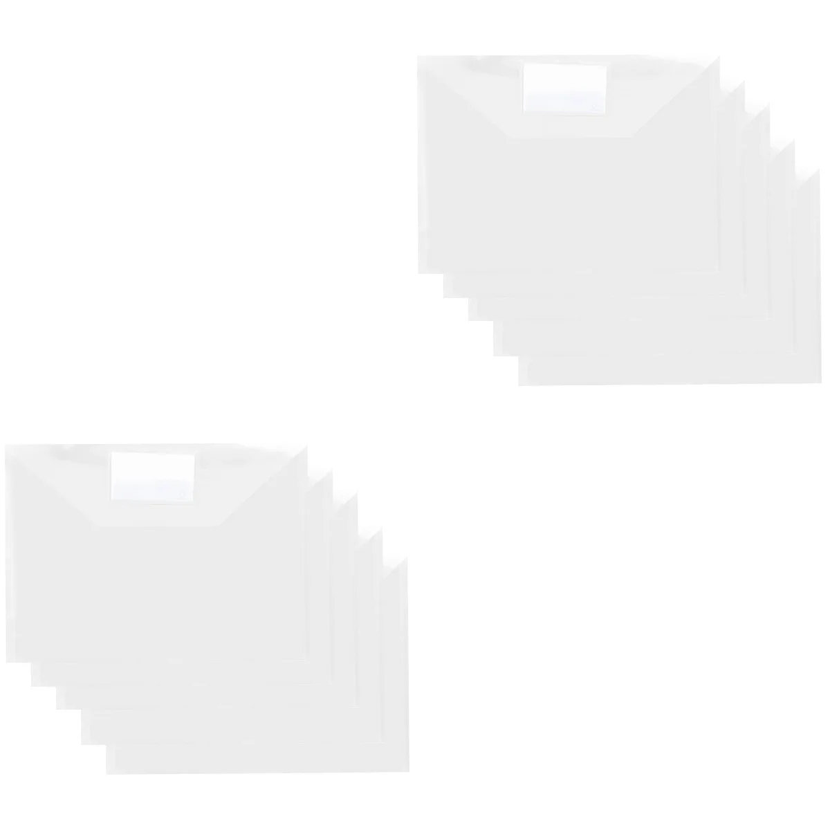 

Папка А4 для документов, прозрачный Органайзер-конверт для документов с защелкой, 20 шт.