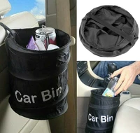 portable car trash can foldable auto garbage bin waterproof waste litter bag goods storage organizer car accessories