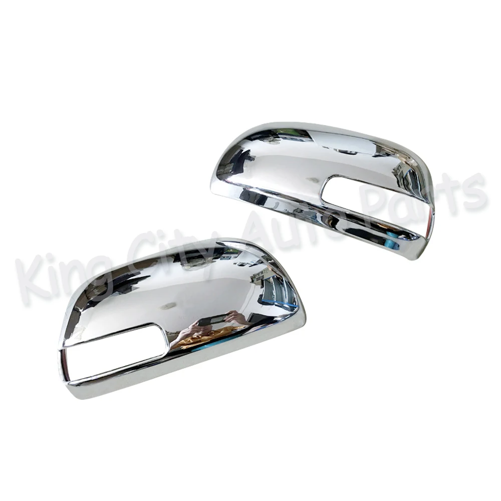 CAPQX 2PCS For TOYOTA RAV4 2009-2012 ABS chrome Outside Rearview Mirror Trim Cover Rear View protect Shell hood Housing | Автомобили и