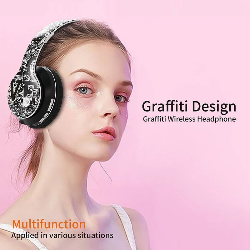 Bluetooth гарнитура HFES Складная портативная с поддержкой TF карты|Наушники и
