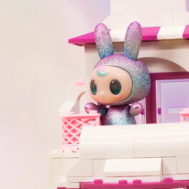 Глухая коробка подлинный goco достаточно крутой PUWA розовый кролик серия девушка