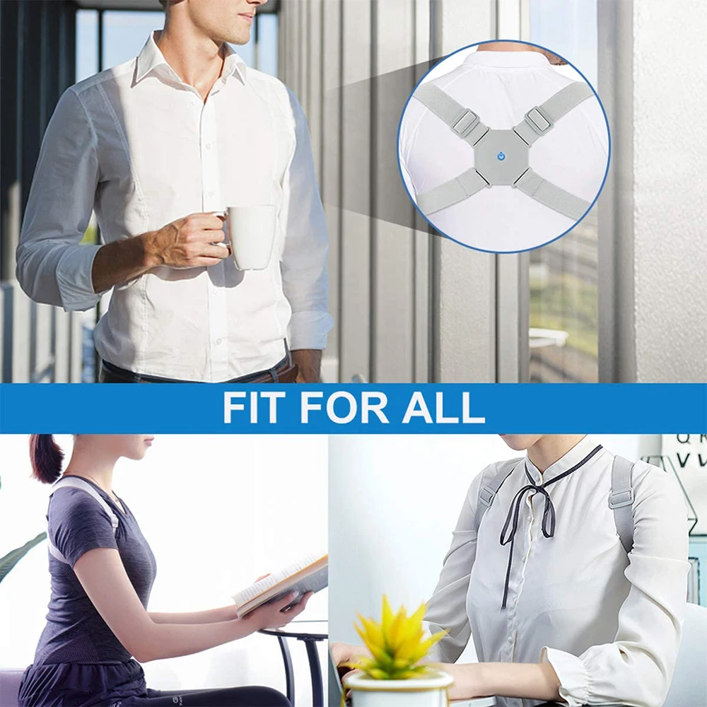 Регулируемый смарт тренажер для Осанки Спины Корректор осанки верхняя часть