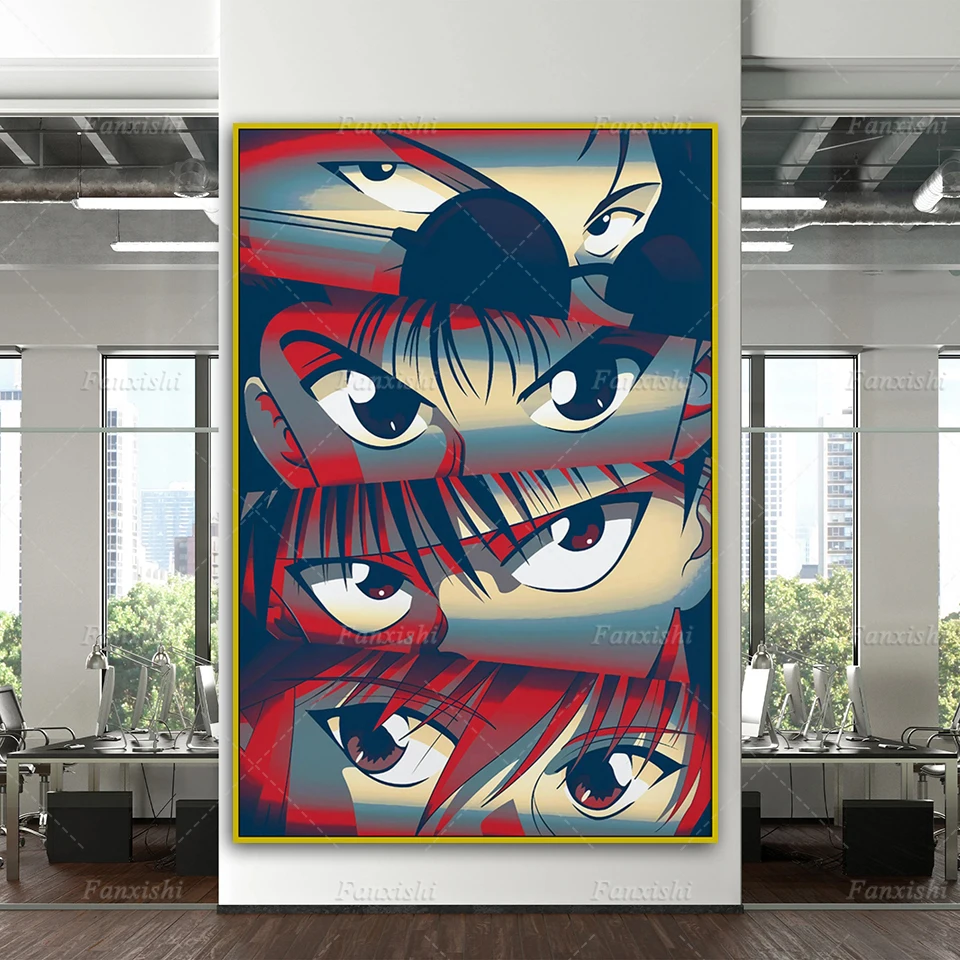

Japanese Anime Yusuke Urameshi Canvas Poster And Prints Wall Art Painting Home Decor Pictures Nordic Modern Living Room Cuadros