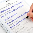 Комплект из 3 предметов для взрослых на английском языке каллиграфическая пропись дети начинающих почерк английский студент товары для рукоделия повторное использование практика Книга