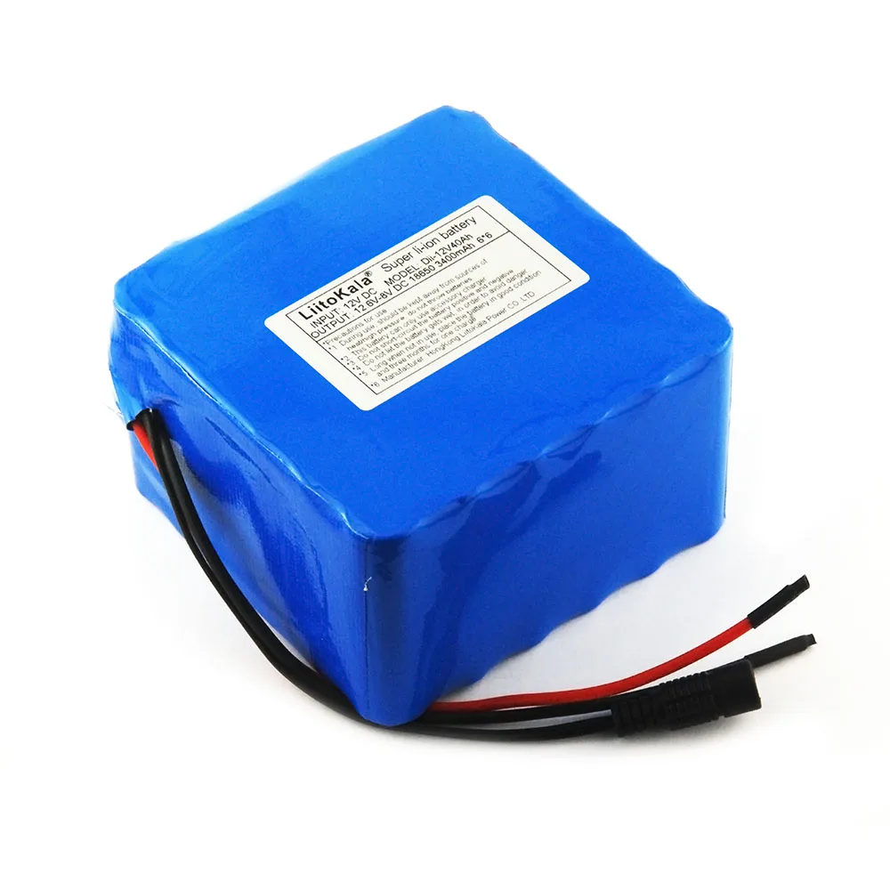 

LiitoKala 12V 40Ah 3S12P 11.1V 12.6V Lithium Battery Pack for Inverter Xenon Lamp Solar Street Light Sightseeing Car Etc