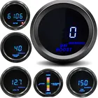 Автомобильный цифровой тахометр, измеритель давления масла, воды, 52 мм, Turbo Boost PSI Бар