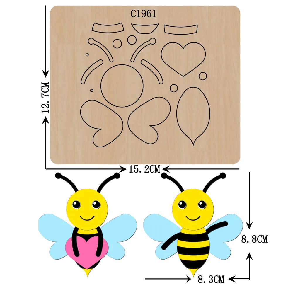 Новые деревянные штампы для скрапбукинга пчел C1961|dies scrapbooking|die cut diesdies die |