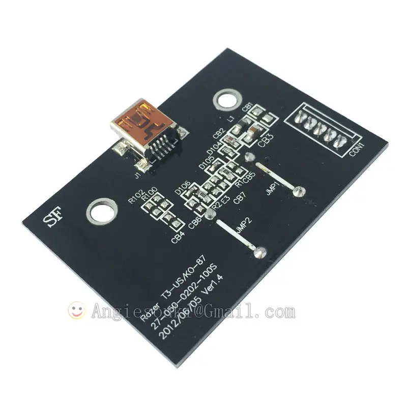 

Мини USB порт разъем платы для RZ Черная Вдова TE/Tournament Edition 87 клавиатура
