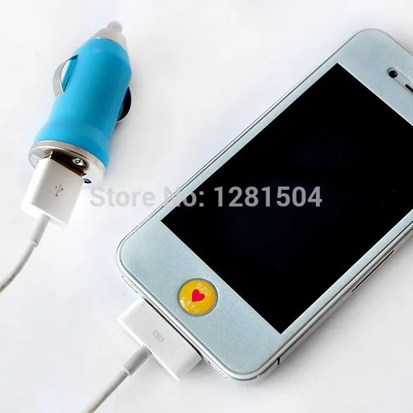Фото 100 шт./лот красочное автомобильное зарядное устройство Mini USB для Apple IPhone 7 6 plus 5S 5 4 100 шт./лот красочное автомобильное зарядное устройство Mini USB для Apple IPhone 7 6 plus 5S 5 4
