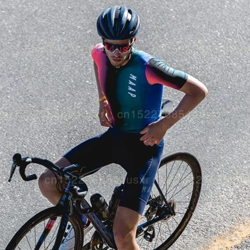 Мужская быстросохнущая велосипедная майка MAAP MOVE дышащая Джерси mtb для езды на