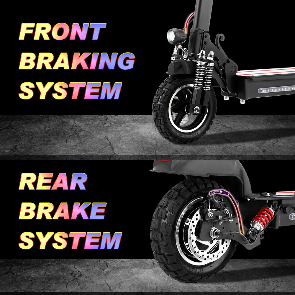 Электрический скутер 13 Ач 45 км/ч электрический самокат для взрослых 10 дюймовый