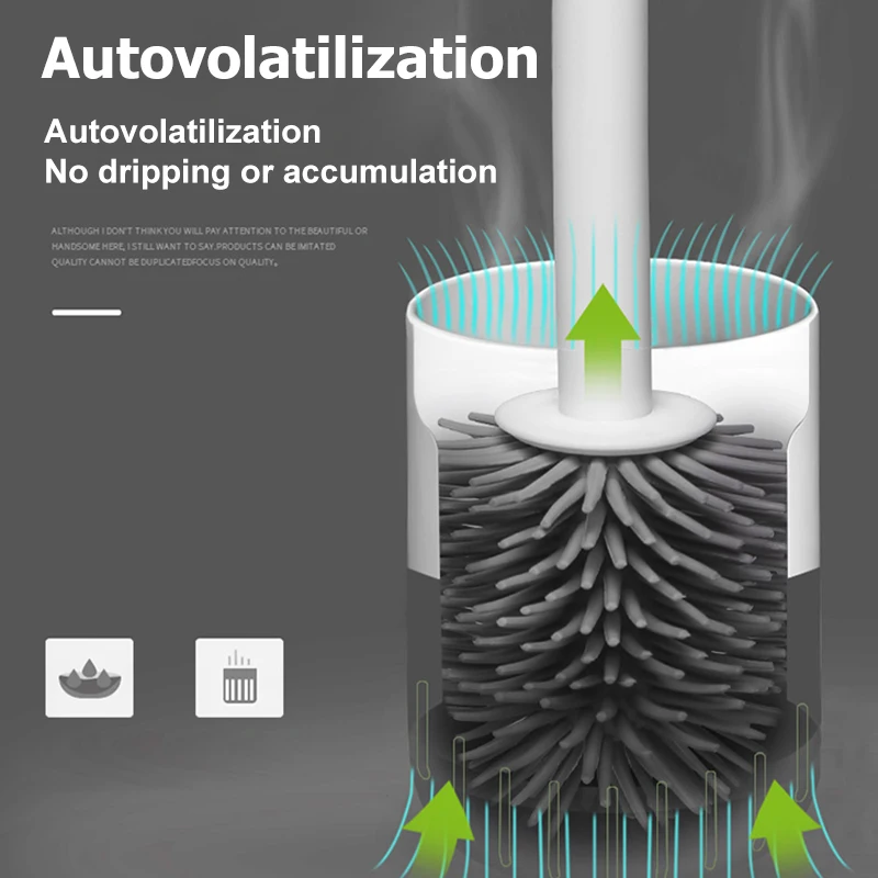 ONEUP настенный TPR держатель для туалетной щетки мягкая резиновая Чистящая щетка