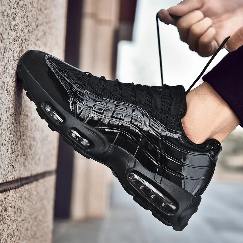 Кроссовки мужские с лазерной подушкой Спортивная дышащая обувь повседневная