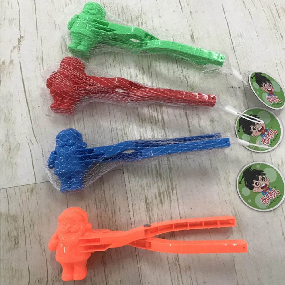 

Зажим для детского снега в форме Санты, многофункциональный зажим случайного цвета для игр на открытом воздухе, зажимы для снега, форма для ...