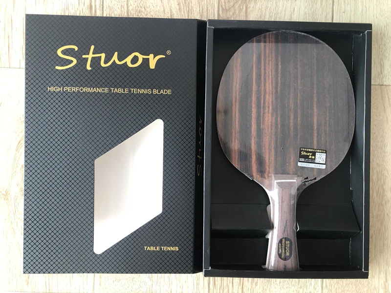 Stuor Ebony 7 слоев чистого дерева ракетки для настольного тенниса пинг-понг профессиональный тренировочный нож