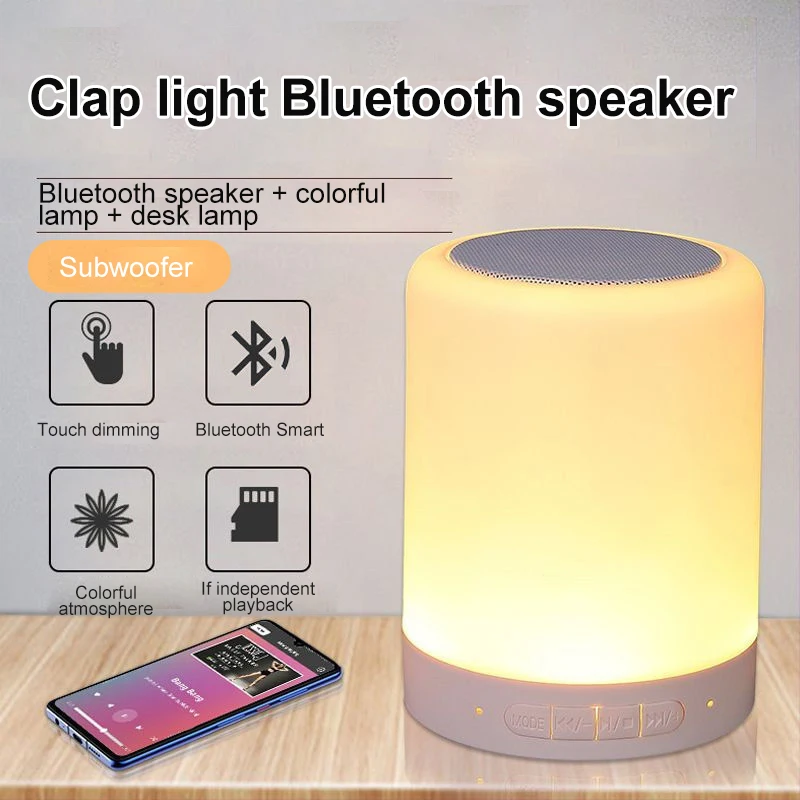Светодиодный ночник для спальни прикроватный светильник Bluetooth-совместимый