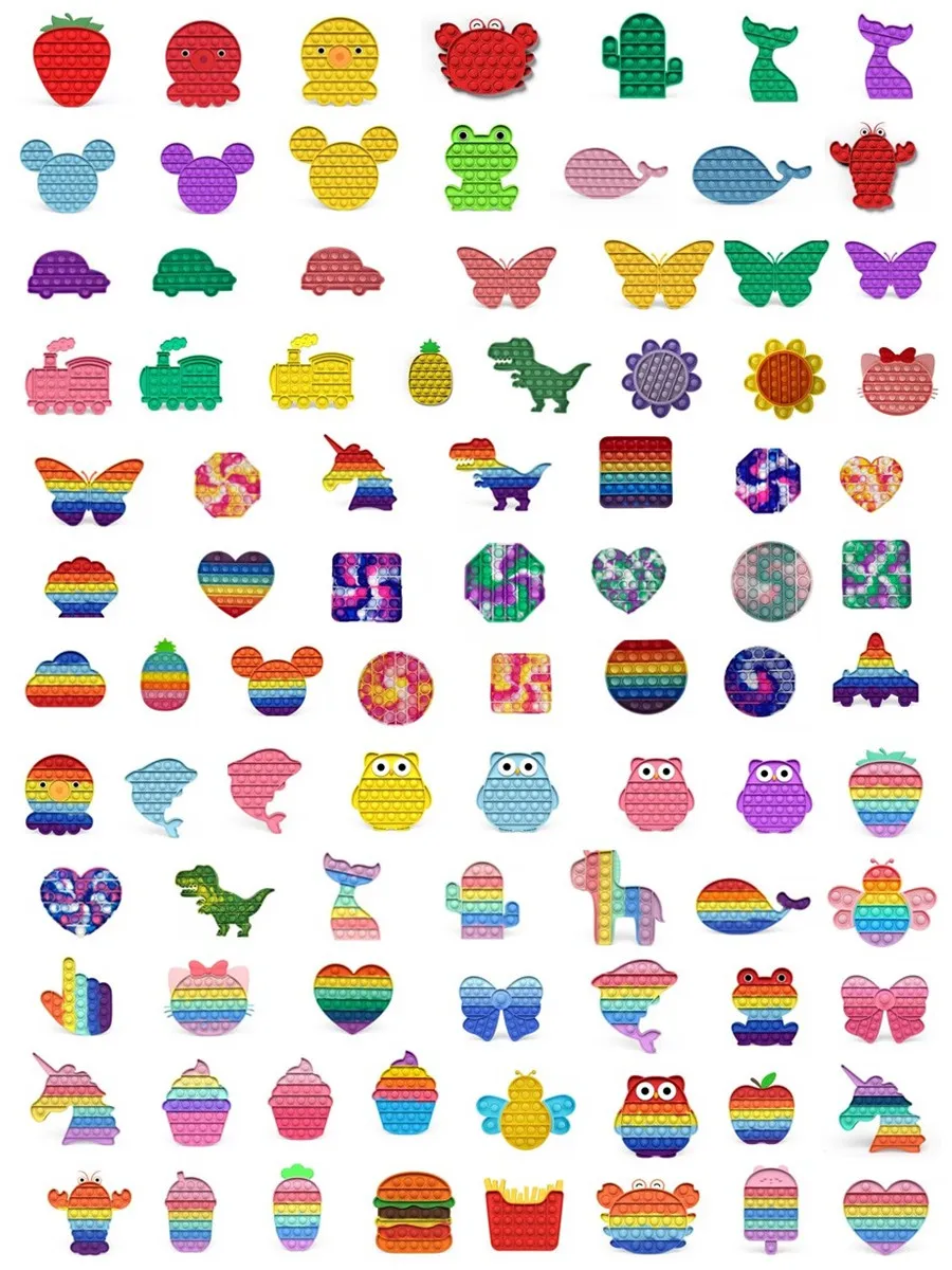 Сумка для слепых коробок Pop Fidget Reliver игрушки снятия стресса sonny angel Push Bubble