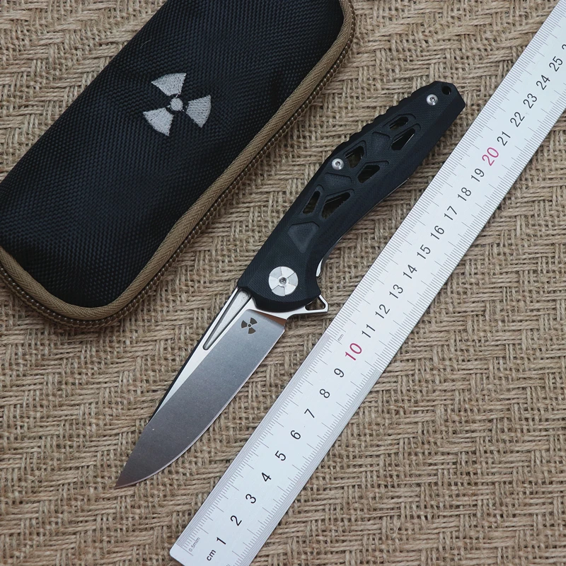 Складной нож JK3214GB G10 с шарикоподшипником лезвие D2 рукоятка многофункциональный