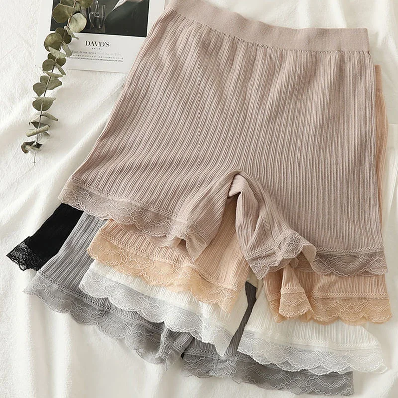 

Чистый хлопок, защитные штаны для девочек для женщин без Нижнее белье женские анти светильник тонкий non щипцы Трусы Леггинсы для женщин женс...