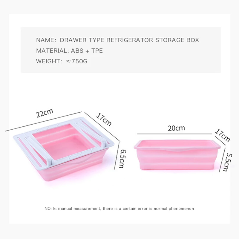 

Kitchen Sundries Storage Box Multifunctional Storage Basket Refrigerator Organizer Drawer Basket Vegetable Food Storage Boxs