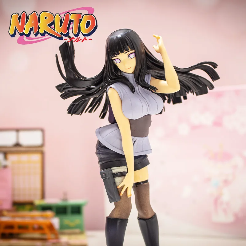 

Anime Naruto Shippuuden Hyuga Hinata 21CM Hand-made Model Anime Characters Children's Toys Collection Gifts