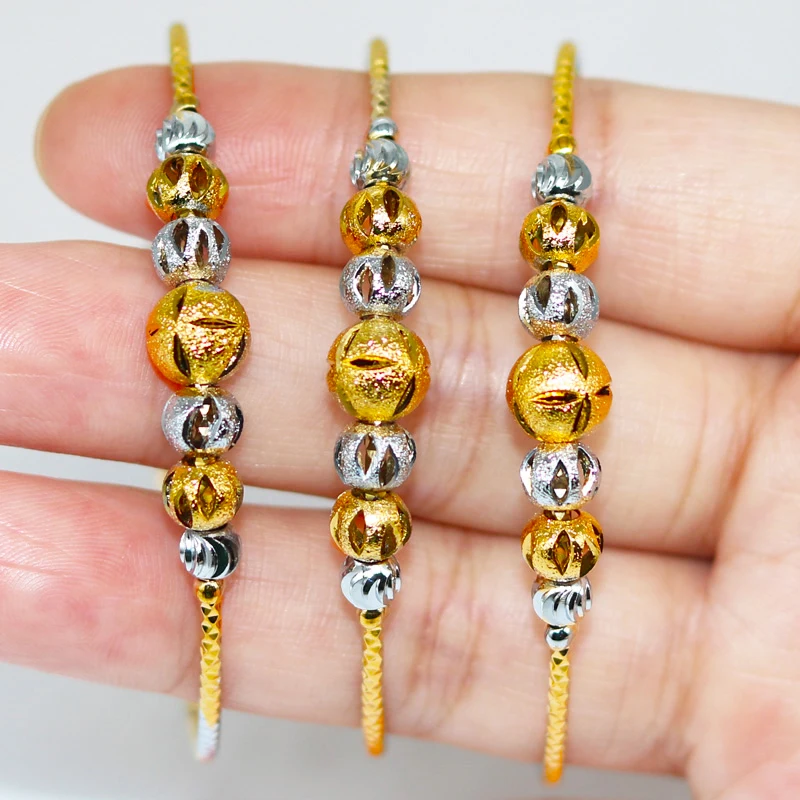 

dubai pulseiras etíope indiano pulseira de ouro cor charme pulseira pulseiras grânulo jóias bola africano presentes festa de noi