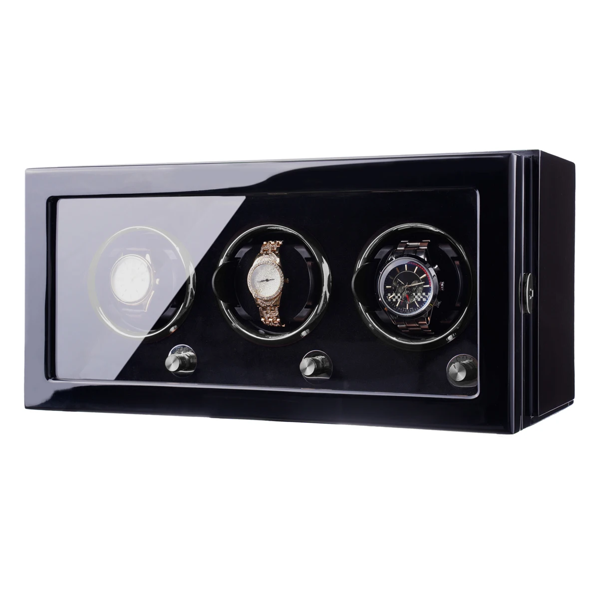 Устройство для намотки часов 3 автоматических с мотором Mabuchi и двойным источником