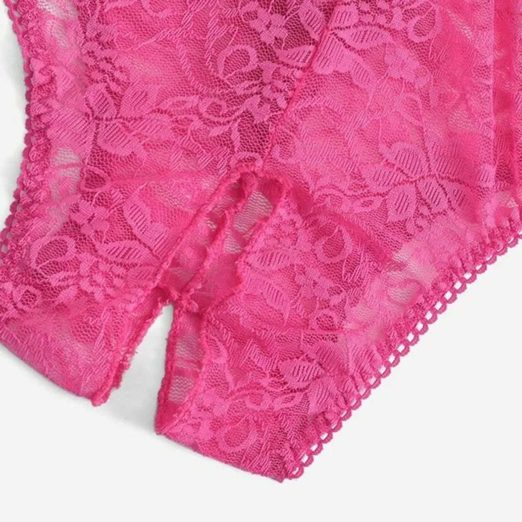 

Women Sexy Lace Panties Low-waist Underwear Thong Female 2021 New Temptation G String Breathable Open Crotch Lingerie Intimates