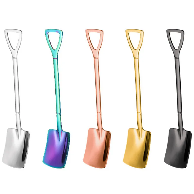 2 шт./комплект Детская кофейная ложка из нержавеющей стали|Ложки| |