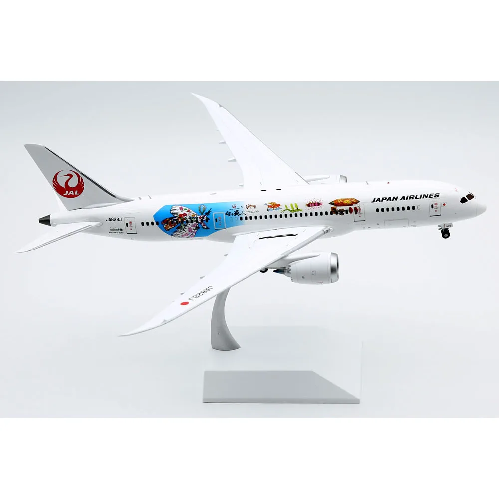 Фото Коллекционный самолет из сплава 1:200 в подарок JC Wings XX2159 Japan Airlines «Dreamliner» Boeing B787-8, литой под давлением самолет JET, модель JA828J №3