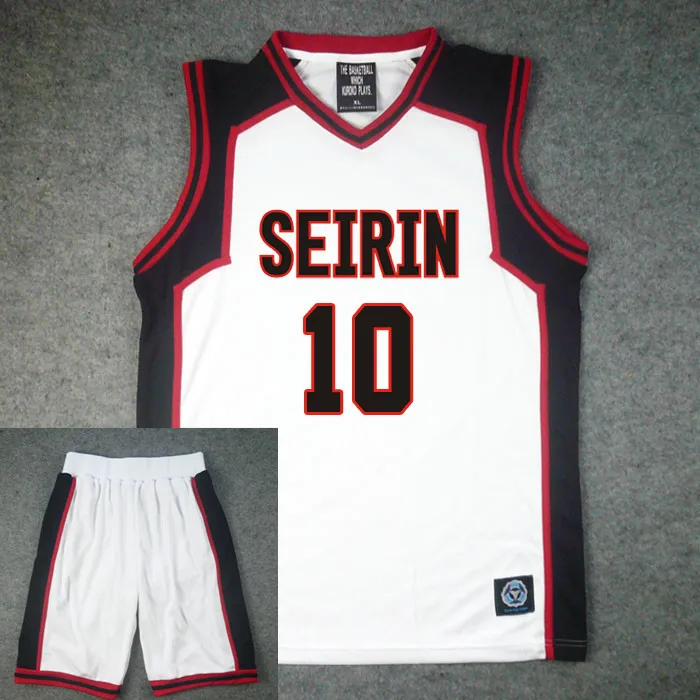 Комплект из майки и шортов Kuroko no Basuke Seirin High School No.11 Tetsuya No.10 | Тематическая одежда