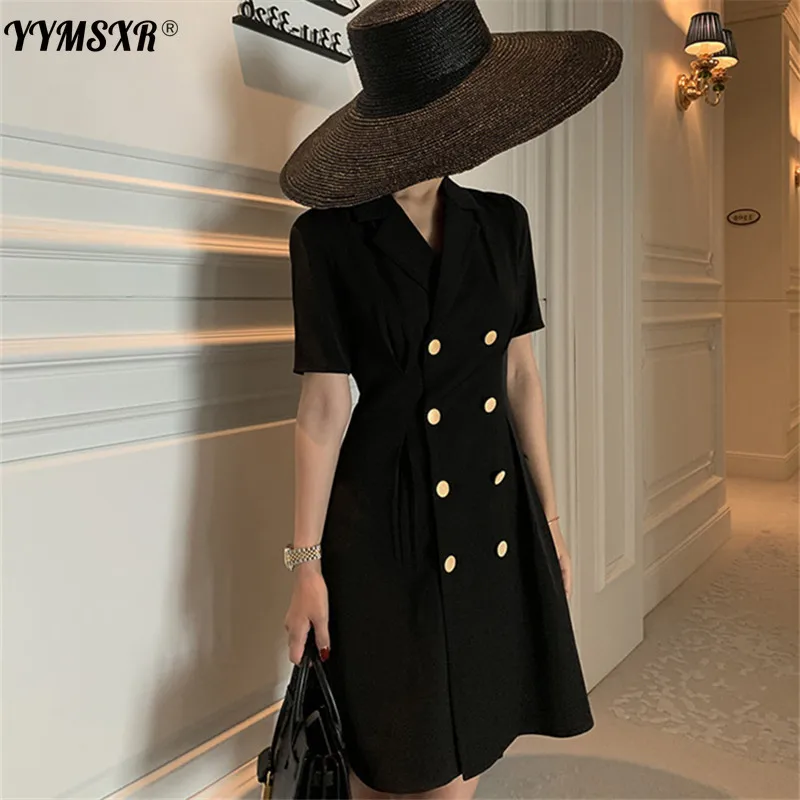 

XL-5XL Plus Size Women's Summer Dress Retro Slim skirt Women High Quality Short Sleeve Female Suit Collar Dress Elegant