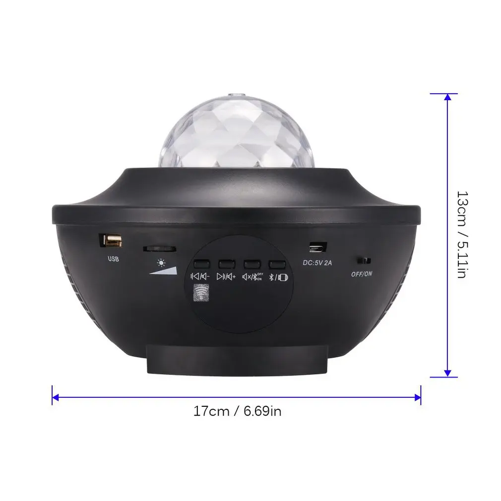 

USB Starry Projector Light LED Music Star Projector Lamp Voice Control Laser Light Night Light Projector