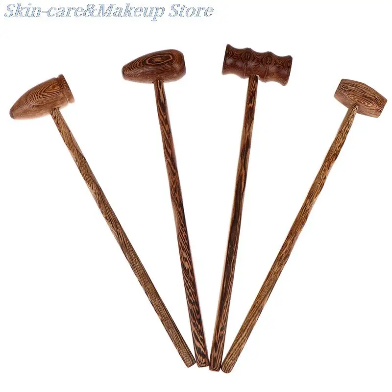 

1Pcs Wooden Massage Hammer Body Stress Relax Massager Stick Fitness Hammer