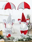 2021 новогоднее; рождественское кукла на дерево подвесное украшение для дома Рождество орнамент Xmas Diy подвесной подарок с утолщённой меховой опушкой, Natal