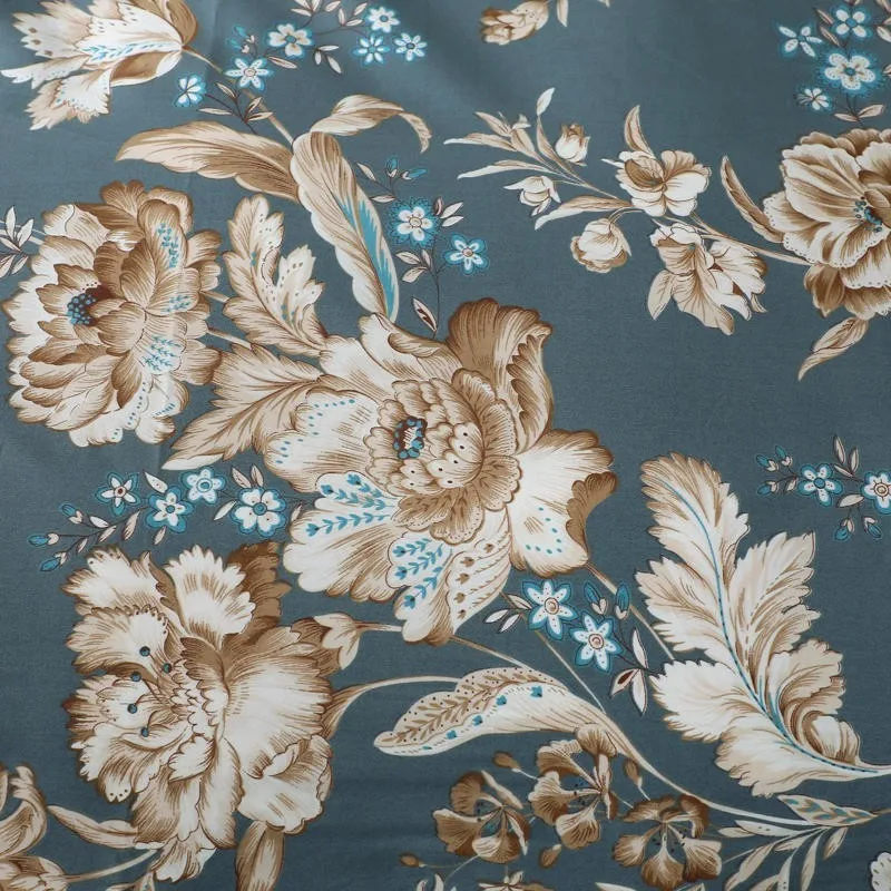 

Paisley Vintage Floral Print Duvet Cover set 100% Egyptian Cotton Ultra Soft 4Pcs Bedding set with 1Bed sheet set 2 Pillowcases