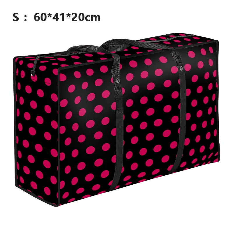 7S 60x41x20cm Большая сумка для путешествий, большая тканая сумка для путешествий, сумка для сортировки одежды из водонепроницаемой пленки, Большая вместительная сумка для доставки - Цвет: 7S 60x41x20cm