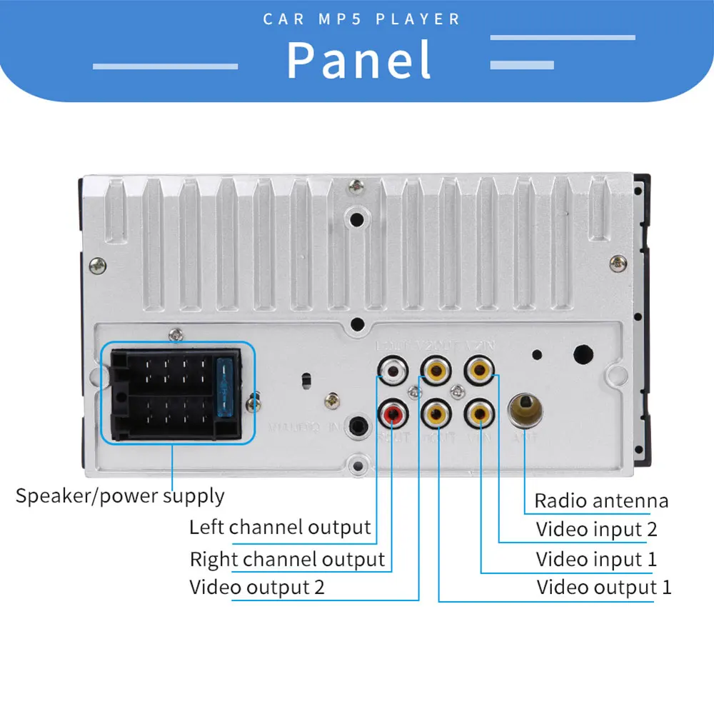 Автомобильный мультимедийный плеер MP5 Mirror Link Bluetooth FM/USB/AUX 7 дюймовый 2DIN