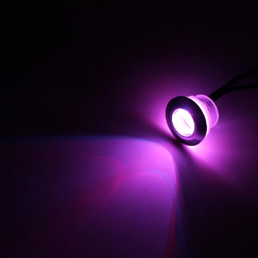 2 шт. водонепроницаемый светодиодный rgb-светильник для ванной комнаты 0 3 Вт без