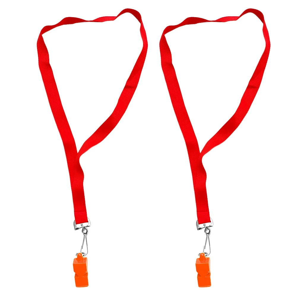 Упаковка из 2 пластиковых снорклинга безопасности аварийного выживания свисток