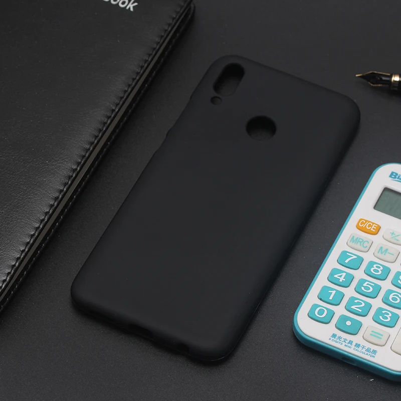 Ультратонкий Мягкий Черный силиконовый чехол AMMYKI для huawei y9 2019|Чехлы-портмоне| |