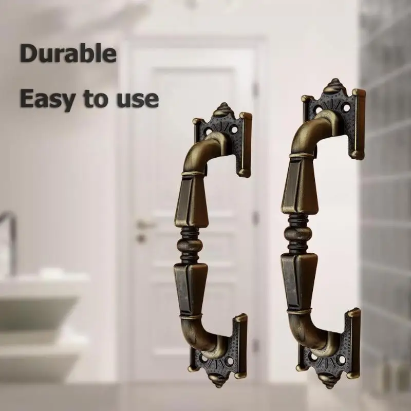 Зеленые бронзовые дверные ручки винтажные для ящиков шкафов | Обустройство дома