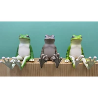 incredible animal sitting frog gashapon toys 3 type creative action figure simulation model desktop ornament toys children gifts
