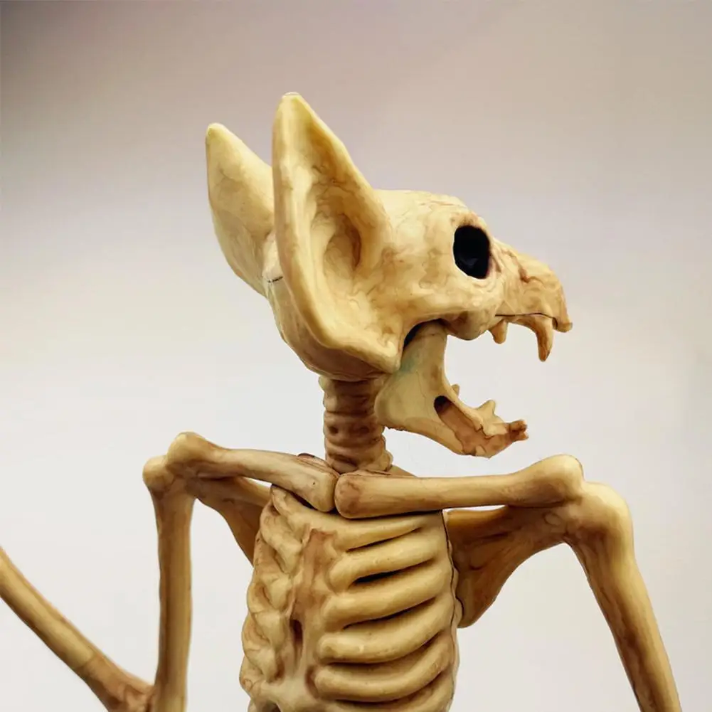 Halloween Horror Bats Skeleton Animal Model Festival Party Decoration Lifelike Creepy Decor B8T6 | Дом и сад