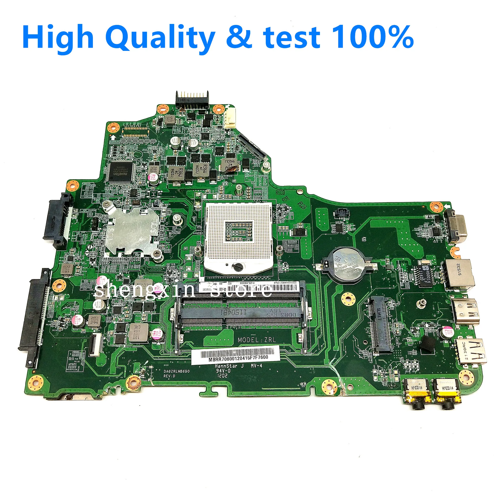 MBRR70600DA0ZRLMB6D0 основная плата для acer aspire 5349 5749 Материнская ноутбука HM65 GM TEST