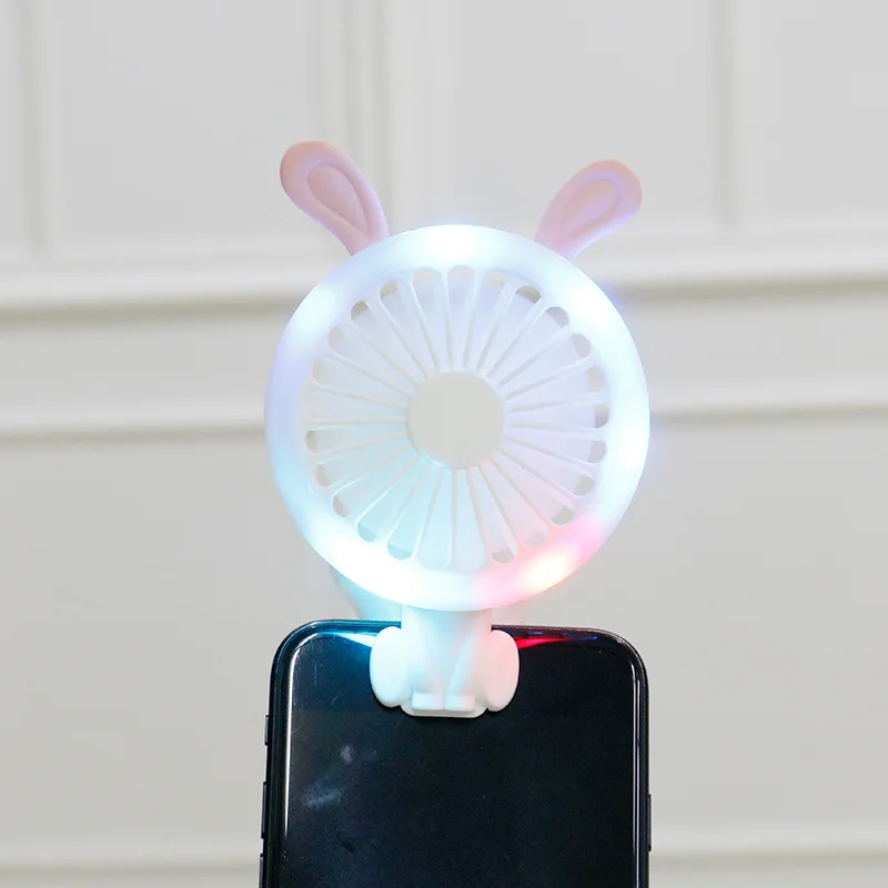 Цветсветильник маленький мини-вентилятор с милой мультяшной тематикой
