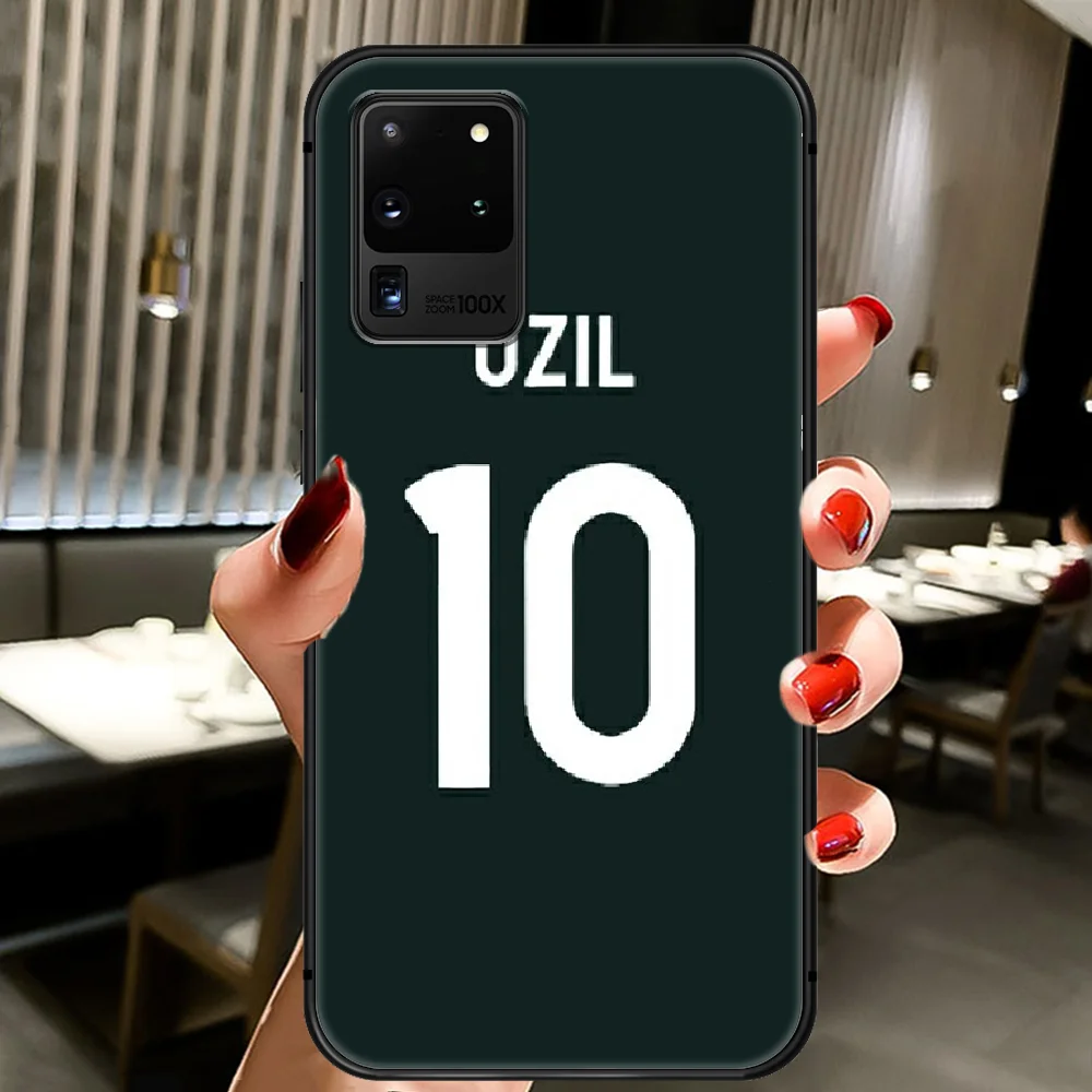 

Mesut Ozil Soccer Phone Case Cover Hull For Samsung Galaxy S 6 7 8 9 10 e 20 Edge Uitra Note 8 9 10 Plus black Coque Tpu Funda